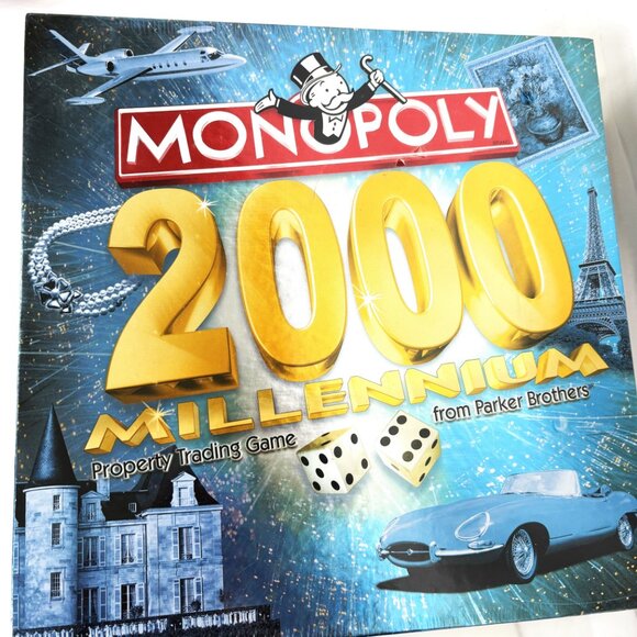 Monopoly 2000 Millennium Edition Board Game by Parker Brothers NWT NOS  VTG - Picture 7 of 11